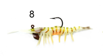Captain 3049 Magic Shrimp 3D 76mm 5.5gr Silikon Karides Yem - 10