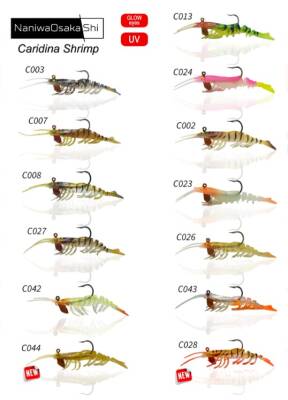 NaniwaOsakaShi Caridina Shrimp 7.62 cm 6.5 gr Silikon Karides Yem - NANIWAOSAKASHI