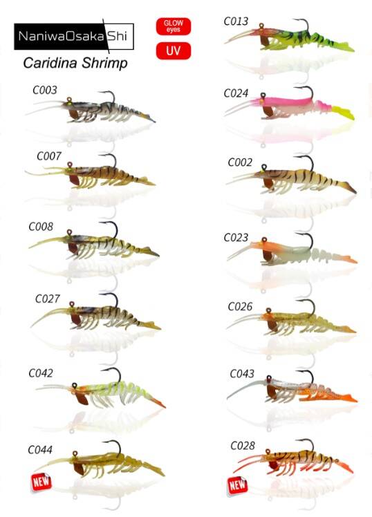 NaniwaOsakaShi Caridina Shrimp 7.62 cm 6.5 gr Silikon Karides Yem - 1