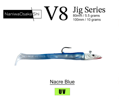 NaniwaOsakaShi V8 Jig Series 8 cm 5.5 gr Silikon Yem - 3