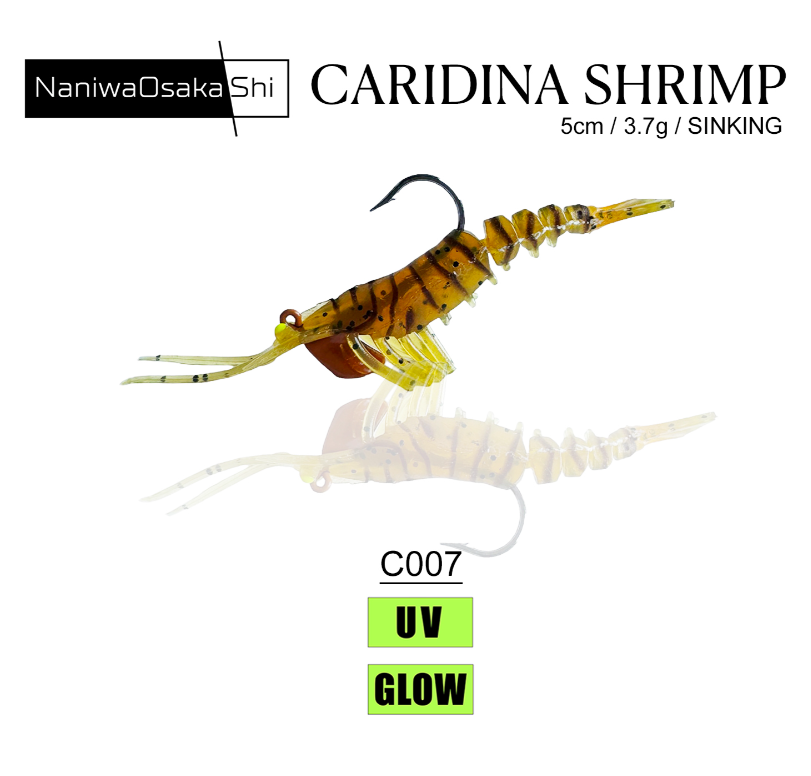 NaniwaOsakaShi Caridina Shrimp 5 cm 3.5 gr Silikon Karides - 2