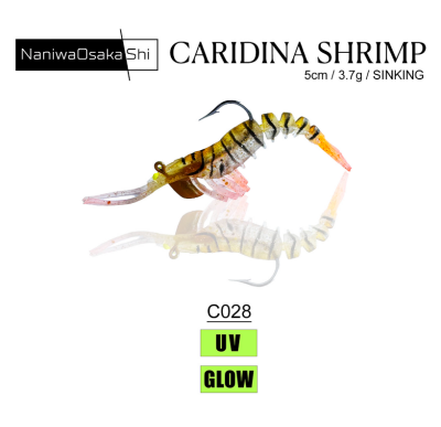 NaniwaOsakaShi Caridina Shrimp 5 cm 3.5 gr Silikon Karides - 5