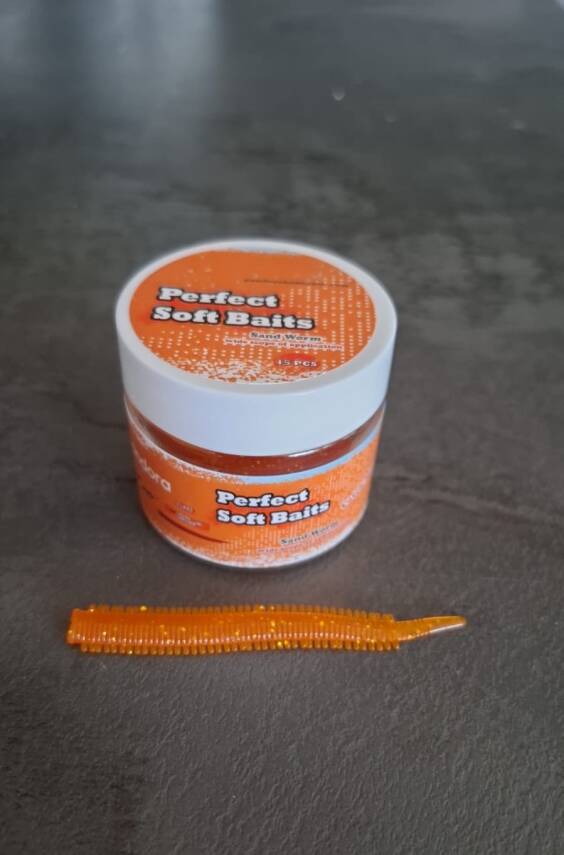 Pandora Kavanoz Perfect Soft Baits Sandworm 7 cm Candy - 7