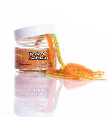 Pandora Kavanoz Perfect Soft Baits Sandworm 7 cm Candy - 11