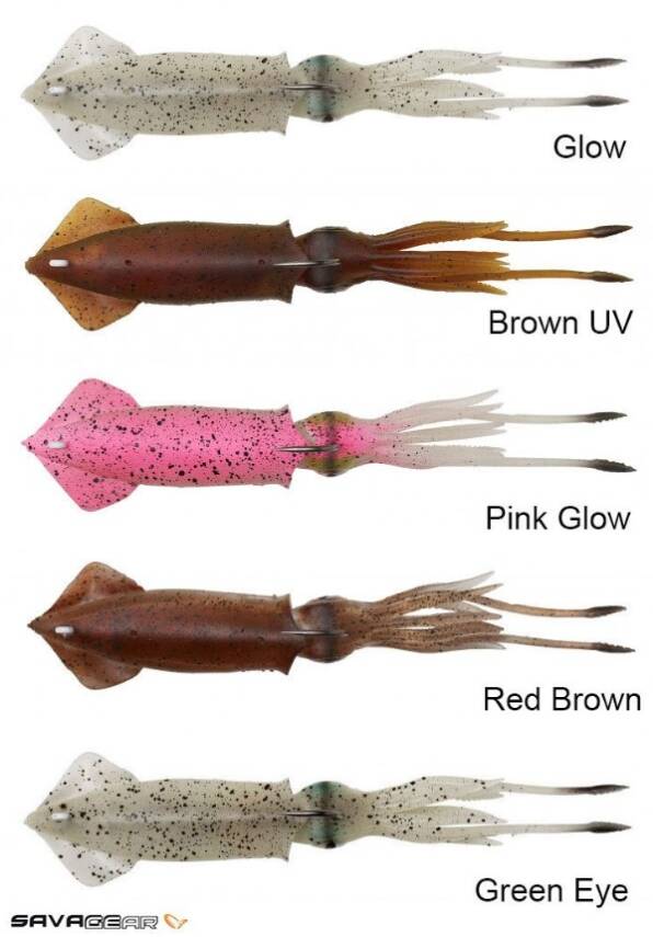 Savage gear 3D TPE Swim Squid 95mm 10g 2 Adet Suni Yem - 1