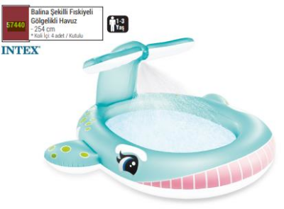 Intex 57440 Balina Çocuk Havuzu 201 cm - 2