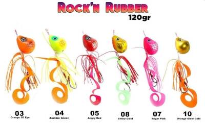 Fujin Rock'n Rubber 120 Gr Tai Rubber Set - Fujin