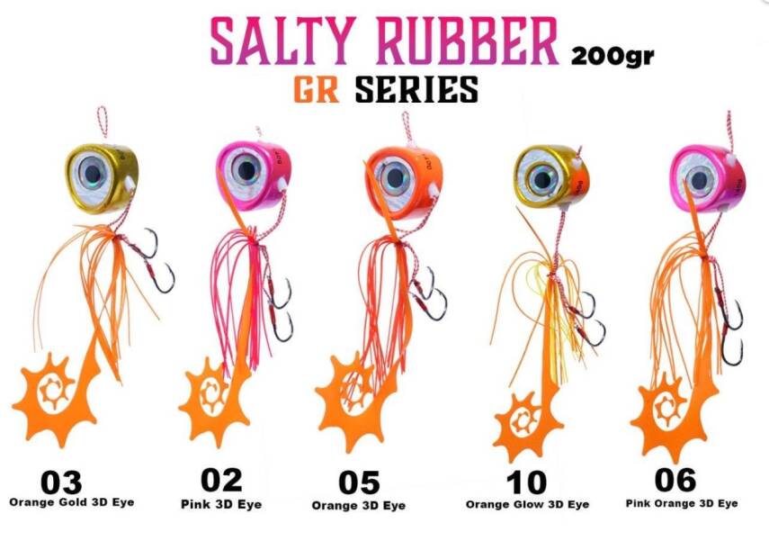 Fujin Salty Rubber 200gr GR Serisi Tai Rubber Set - 1
