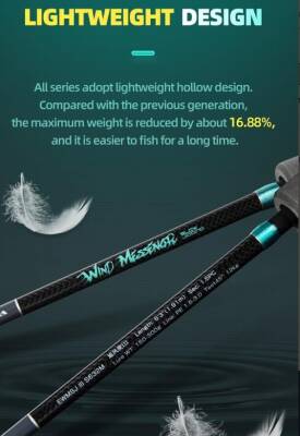 Ecooda Wind Meesenger 3 191cm 150-300g S. Jigging Casting Kamış - 4