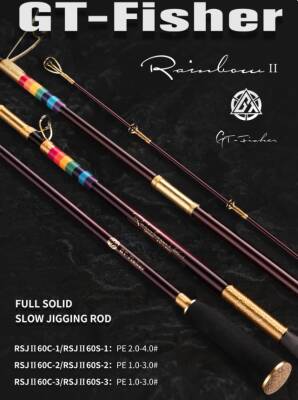 Ecooda GT-Fisher Rainbow 2 183cm 200-400gr Slow Jig Kamışı - 4