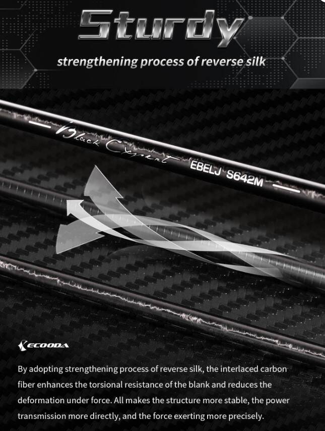 Ecooda Black Expert 3 190cm 180-300g Slow Jigging Kamış - 2