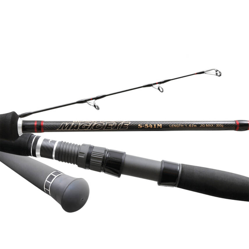 NS Black Hole Magic Eye Black B Slow Pitch 196 Cm Max. 280 Gr Jig Kamışı - 4