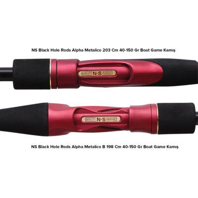 NS Black Hole Rods Alpha Metalico B 198 Cm 40-150 Gr Tekne Kamışı - 4