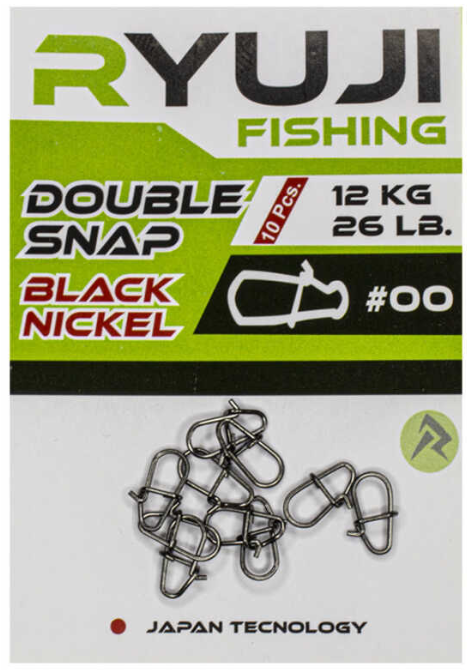 RYUJI DOUBLE SNAP KLİPS NO:0 (10ADET) - 1