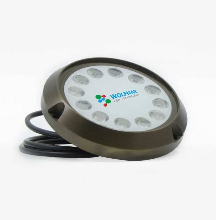 WM S12 W 12 LEDLİ 9-30 SU ALTI AYDINLATMA ALİMÜNYUM MAVİ - 1