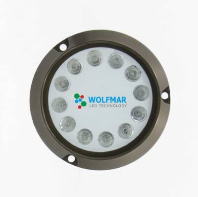 WM S12 W 12 LEDLİ 9-30 SU ALTI AYDINLATMA ALİMÜNYUM MAVİ - 2