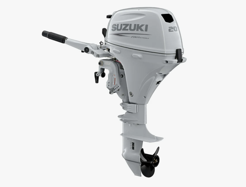 SUZUKİ DF20 AEL Uzun Şaft Marşlı Manuel Deniz Motoru - 1