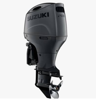 SUZUKİ DF 200 ATL Matte Black Uzun Şaft Marşlı Trimli Direksiyonlu Deniz Motoru - 2