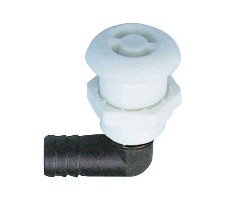 HAVA FİRARI YUVARLAK DİRSEKLİ 19 MM - 1