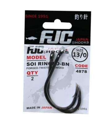 FJC4878-9/0 4878 SOI RINGED, NO:9/0, BLACK NIKEL, 3P - FJC