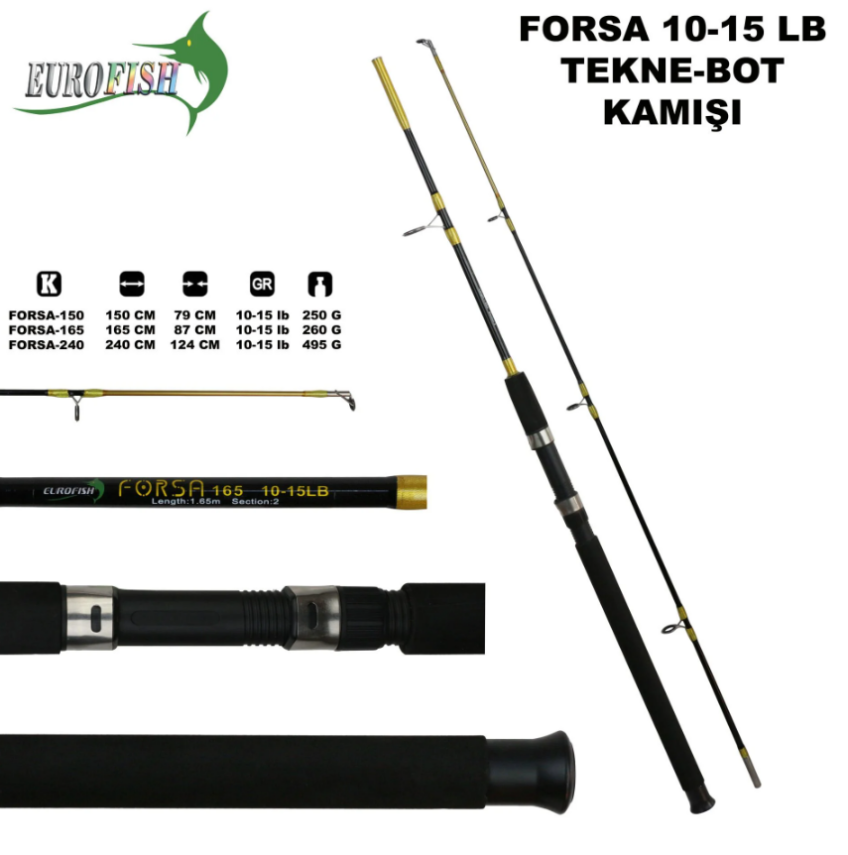 Forsa 150 Cm 2 Parçalı Tekne/Bot Kamışı - 1