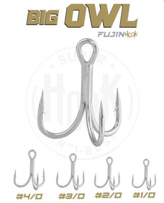 Fujin Big OWL Üçlü Kanca - Fujin